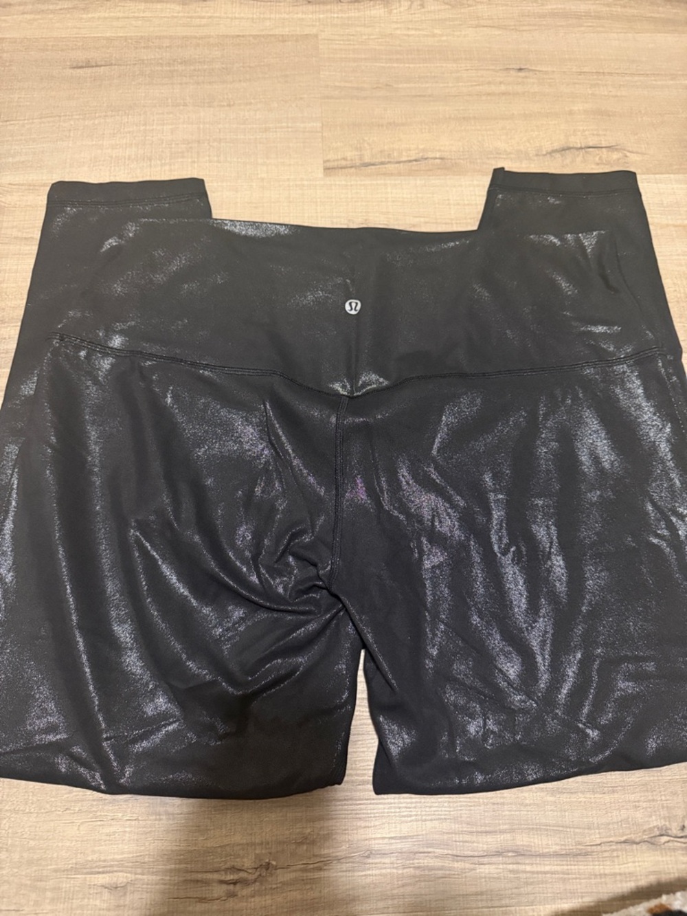 Lululemon Black Shine Sparkle High Rise 25” Leggings